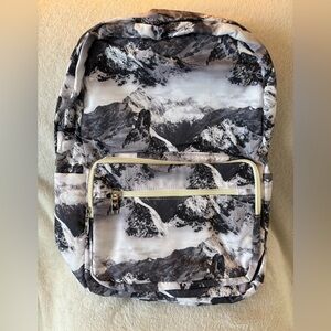 Mountain Print Backpack